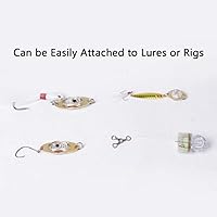 Vista 7 de Dr.Fish - Luz de LED señuelo para peces de agua salada y agua dulce. Señuelo de pesca surtido para atraer fletán, róbalo. Para pesca desde la orilla