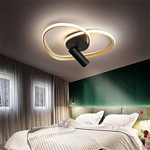 Plafonnier LED pour chambre à coucher au design acrylique épuré