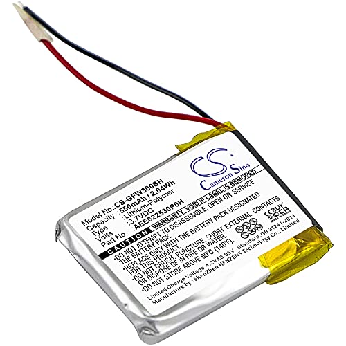 FYIOGXG Cameron Sino Battery for Golf Buddy WT3 GPS Watch PN:Golf Buddy AEE622530P6H 550mAh / 2.04Wh