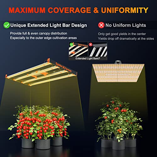 Spider Farmer Se4500 430W Samsung Lm301B Diodes Led Grow Lights Bar Style 3X5Ft,2X4Ft Full Spectrum Dimmable Growing Lamp For Indoor Plants #TOP6