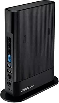ASUS RT-AX59U - Extendable Wifi 6 Router with Mobile Tethering (Replacement of 4G 5G routers), for home and SMEs, Instant Guard, VPN, parental control, easy configuration, AiMesh, wall mounting