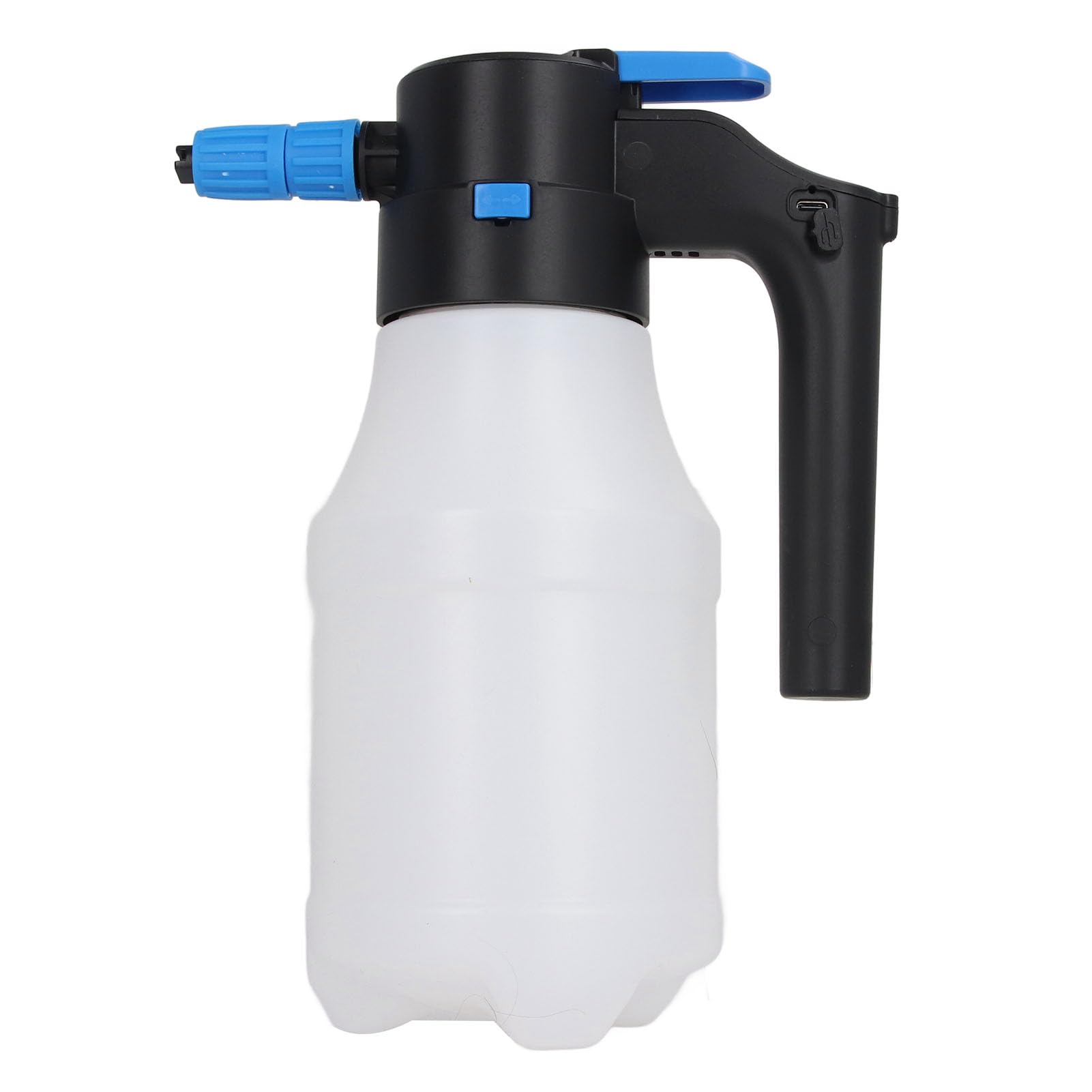 Ymiko Electric Foam Sprayer, 1.5L Electric Spray Bottle Foam Pump Sprayer Car Wash with USB Pressurized Car Wash for Home Garden Beauty Cleaning Accessories