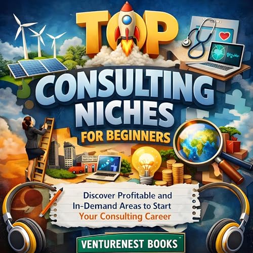 Top Consulting Niches for Beginners Audiolivro Por VentureNest Books capa