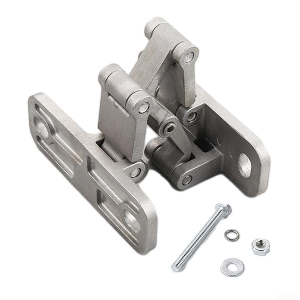 Besttoolifes Heavy Duty Stainless Steel Stone Door Hinges Stone Door Invisible Hinges Concealed Outward Opening Invisible Door Hinges Concealed Hinges Adjustable