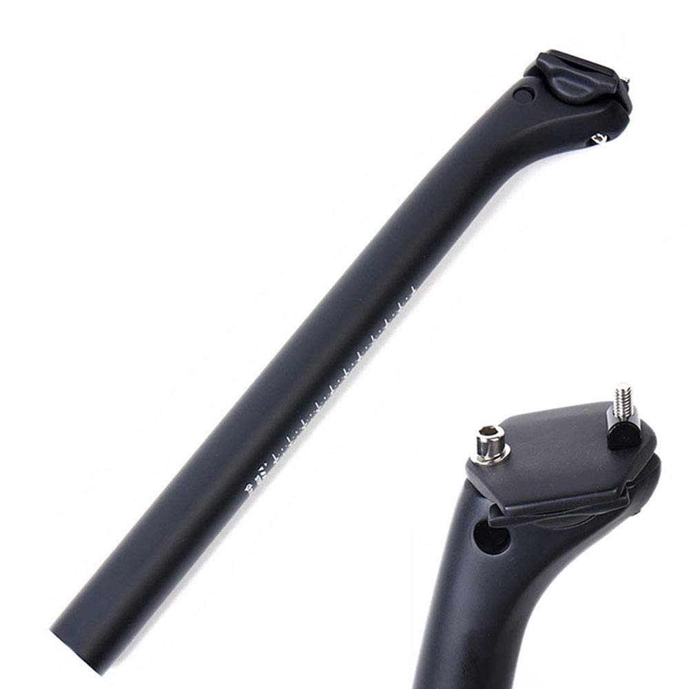 ELITA ONE Carbon Fiber Bicycle Seatpost Adjustable Road Bike Seat Post for Road Bike Replacement for MTB 27.2 30.9 31.6 350mm 400mm (UD Matte Black, 27.2x350mm) Sports & Outdoors