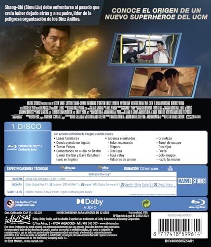 Shang-Chi y La Leyenda de los Diez Anillos [Blu-ray]