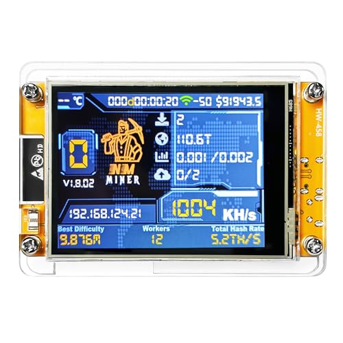 Heltec Bitcoin Lottery Miner NerdMiner V2 ESP32 Solo Miner with 2.8 Low Power Smart Display Crypto Miner 1030KH/s BTC Solo Miner
