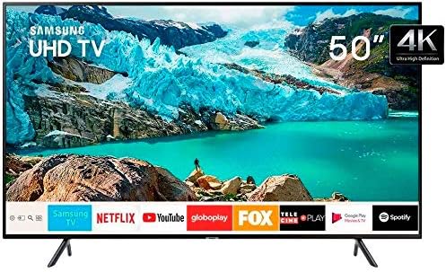 Smart TV LED 50" 4K UHD Samsung 50RU7100, 3 HDMI, 2 USB, Premium HDR e ...