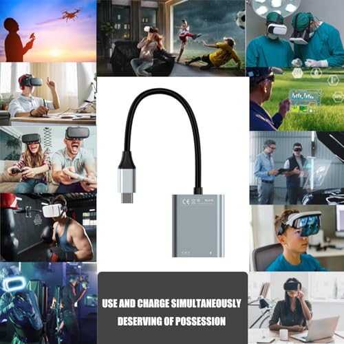 Concentrateur de lunettes de réalité virtuelle double type C charge fiable sans latence