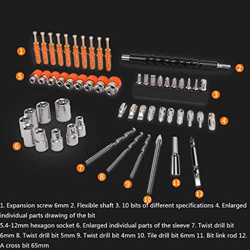 Equipment Lithiumbatterie Handbohrmaschine 25V Wiederaufladbare Taschenlampe Drehen Bohrmaschine Multifunktions Haushalt… – Bild 7