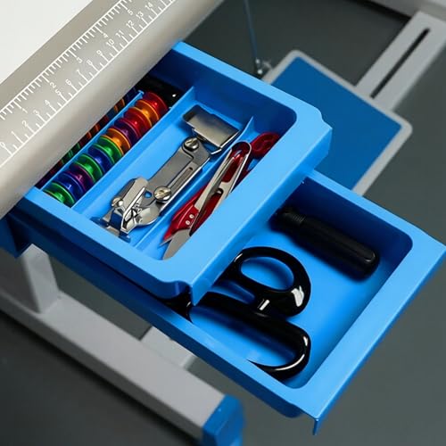 Table de machine à coudre ordonnée grâce à l'armoire double couche