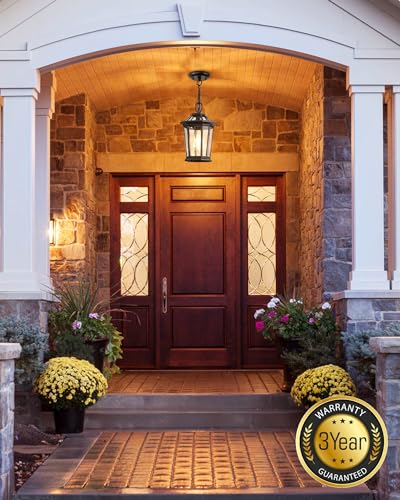 Image of VIANIS Oil Rubbed Bronze Pendant Light Fixtures, Modern ORB 1-Pack