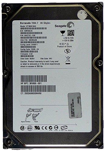 Preisvergleich Produktbild 80GB Seagate Barracuda 7200.7 ST380819AS S-ATA ID10772