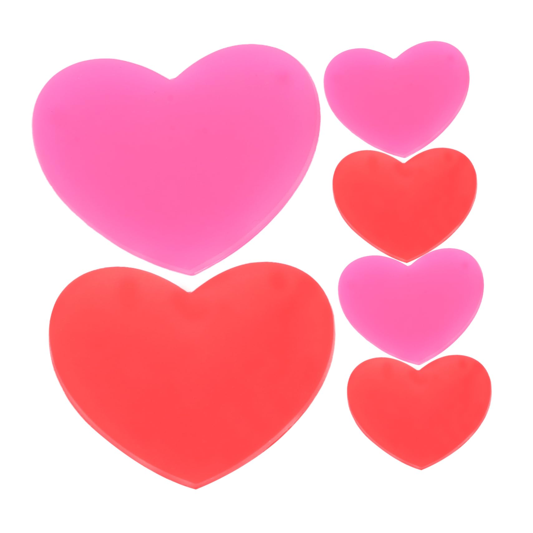 KICHOUSE 6 PCS Heart Shape Silicone Tennis Racquet Dampeners Vibration Absorbers for Consistent Play and Comfort Red and Rosy Tennis Racket Strings Dampers for All Players