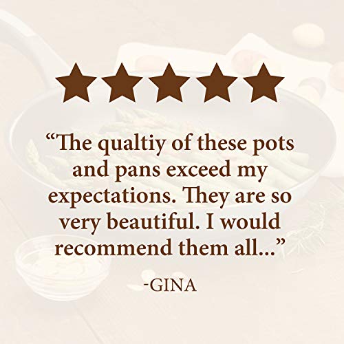 Paula Deen 16986 Riverbend Nonstick Cookware Pots and Pans Set, Aluminum, Lavender Speckle 6 Gallery Image