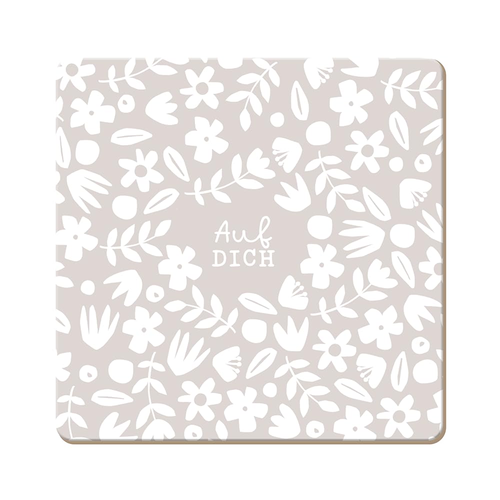 Graphic Workshop Funny Cork Coaster | Auf Dich [German Language]