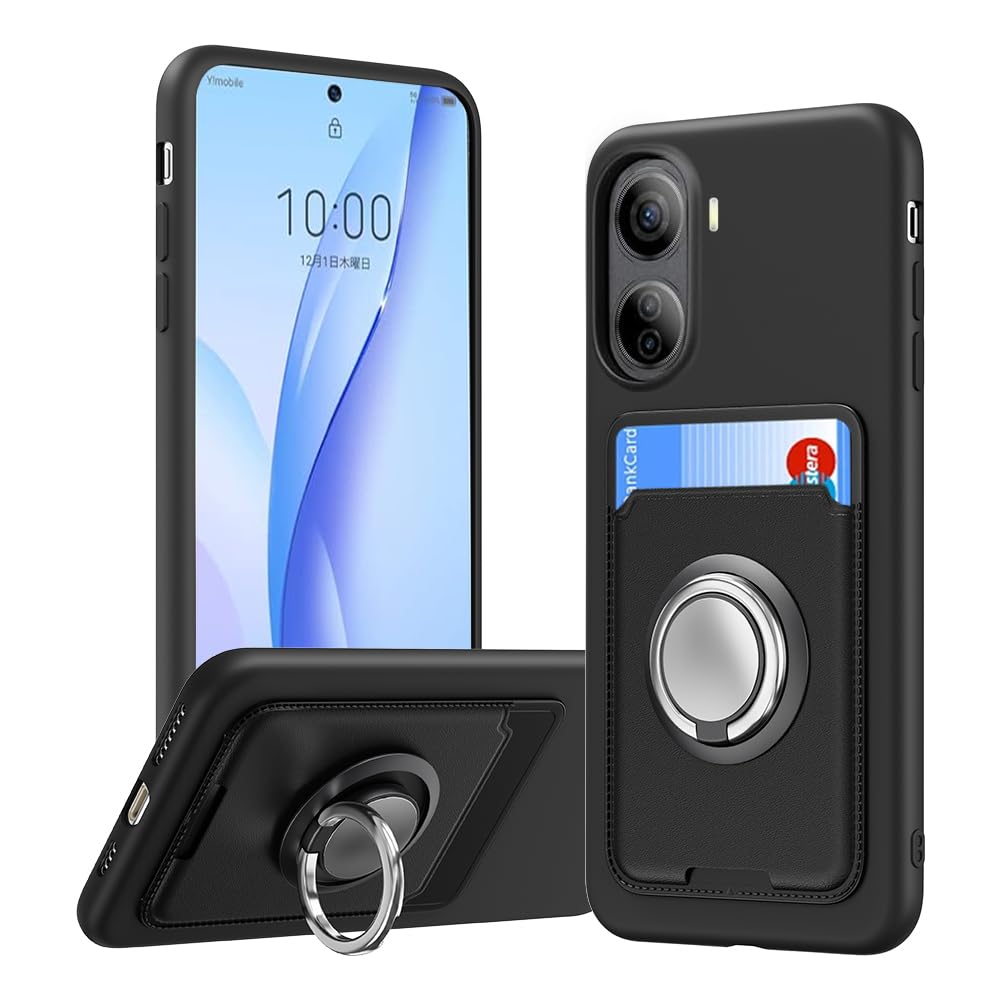 Amazon.co.jp: 対応 ZTE Libero 5G IV ケース カード収納 リング付き