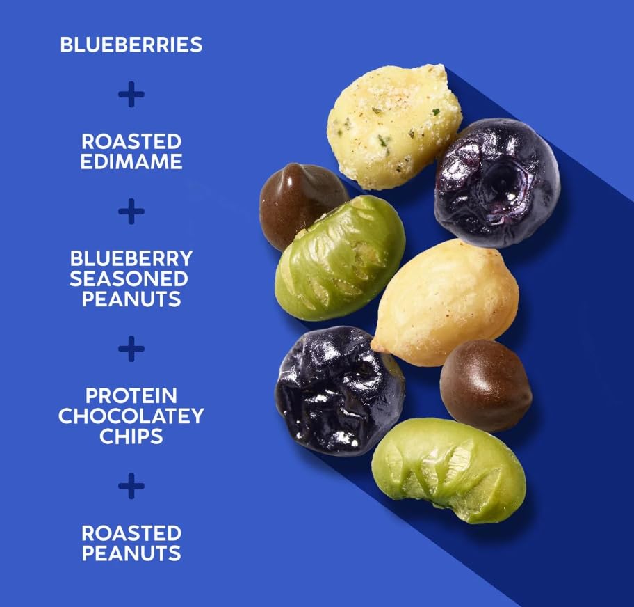 Wild Roo't's Protein, Chocolatey Blueberry, Trail Mix, 1.75 oz., 12 pk.