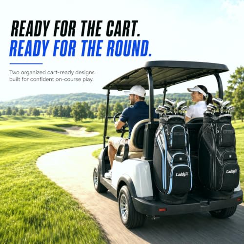 CaddyX 14-Way Golf Cart Bag, Professional Organizer Cart Bag with Anti-Rattle Top - image 6