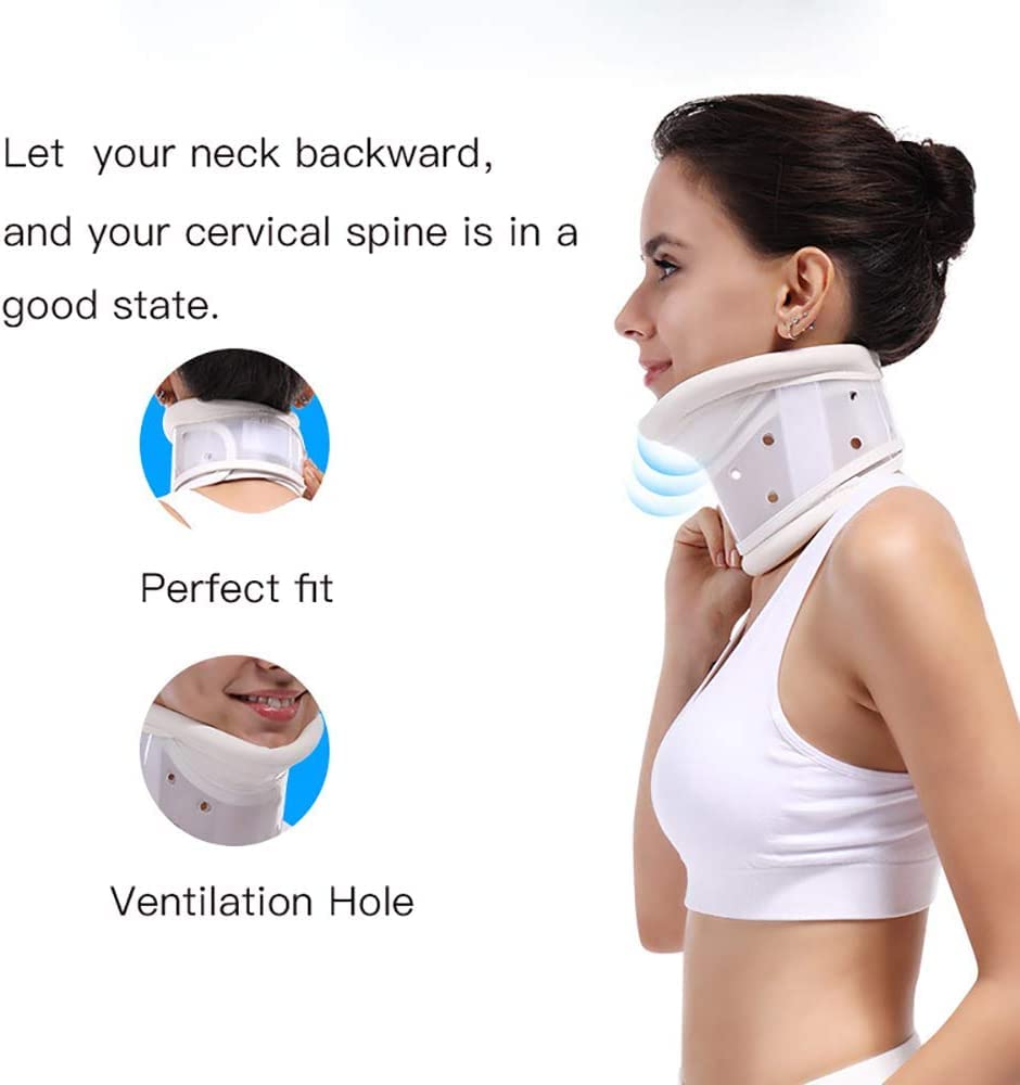 Cuello Cervical Médico - Férula De Soporte Estabilizador De Cuello Y Cabeza - para El Alivio del Dolor De Cuello Rígido Cuello Cervical Tirantes Cuidado De Los Huesos Soporte para El Cuello