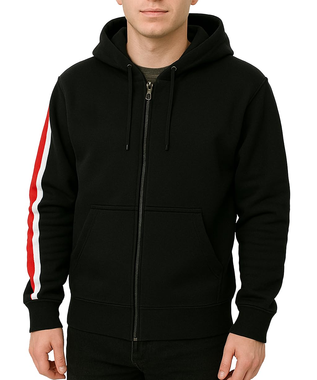 Veste à capuche N7 Mass Effect en polaire noire pour homme Cosplay - 8