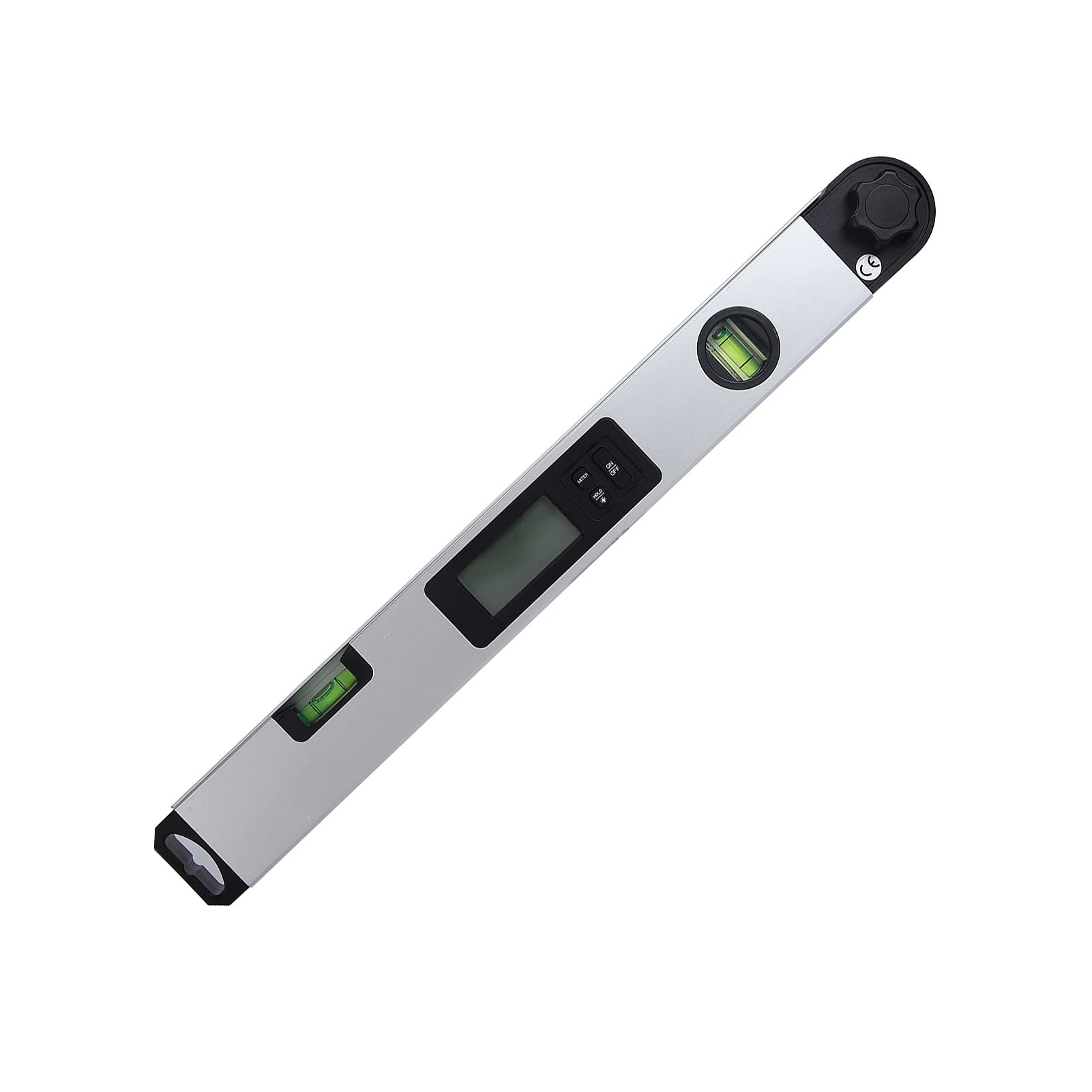 Righello angolare digitale e goniometro elettronico con campo di misurazione di 400 mm, design pieghevole in lega di alluminio, display LCD retroilluminato, grado di protezione