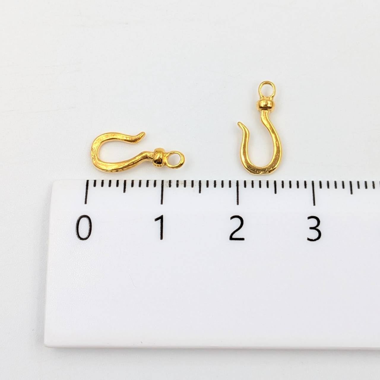 Amazon.co.jp: 20個 フック クラスプ 留め金 ゴールド 13mm ネックレス 