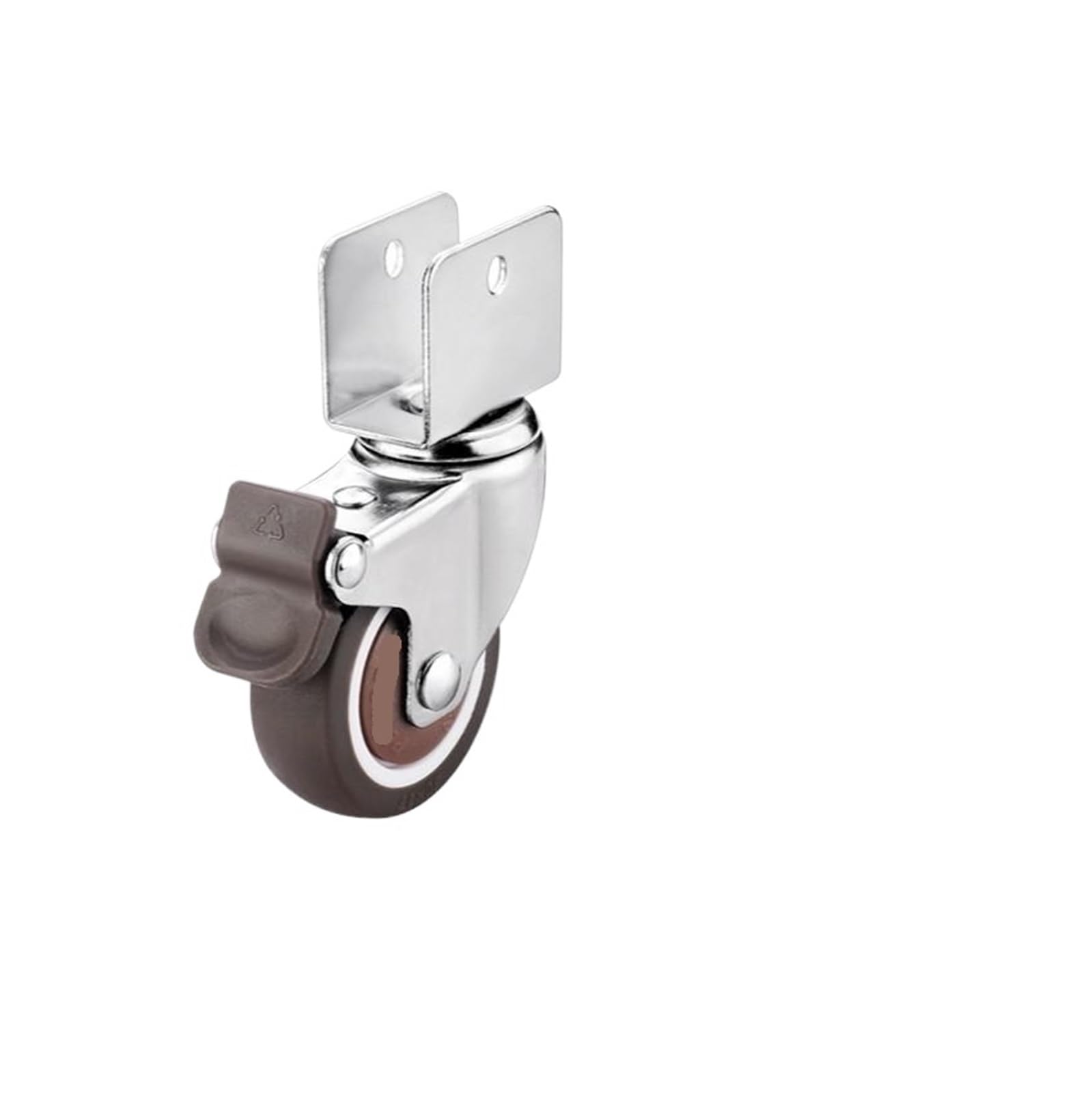Poulies silencieuses caoutchouc souple L/P 2 pouces pour support de meuble