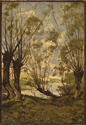 Peinture décorative sur toile pour habiller un grand mur vide 60x90cm