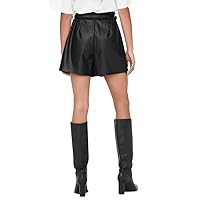 ONLY Onlheidi CC Otw - Pantaloncini in Pelle Sintetica da Donna