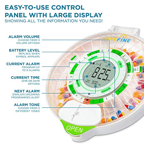 Live Fine LVFNEPDC 28-Day Automatic Pill Dispenser thumb #2