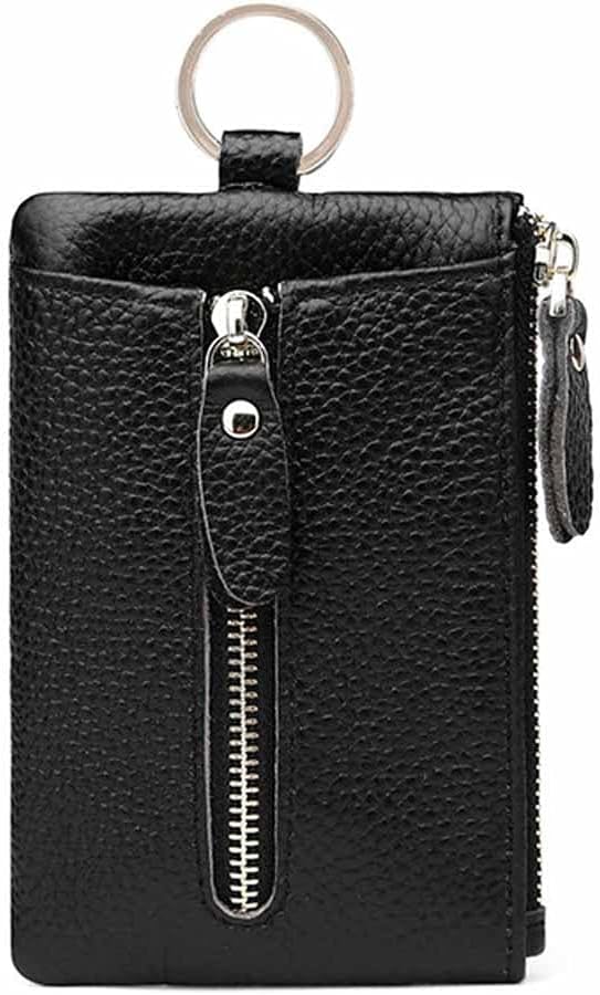 Solid Candy Color Key Housekeeper Wallet Leather Holder Collar Shape Coin Purse Card Bag Pocket Custom