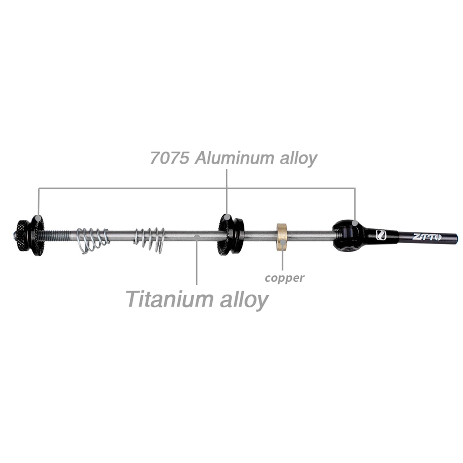 Amazon.com : ZTTO Bike Quick Release Skewers, 1 Pair Ultra-Light