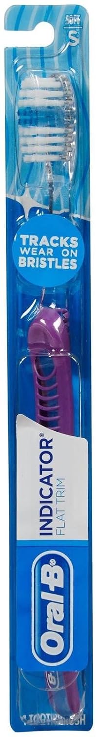 Oral B Battery Powered Indicator Toothbrush, Soft Compact Head (colors may vary)