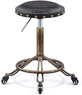 Swivel Stool Chair Height Adjustable Kitchen Barstools Set of 2， Pub Swivel Bar Stool， Adjustable Bar Stool Shop House， Room Bar Stools Swivel for Kitchen,Salon,Bar,Office,Massage Efficency