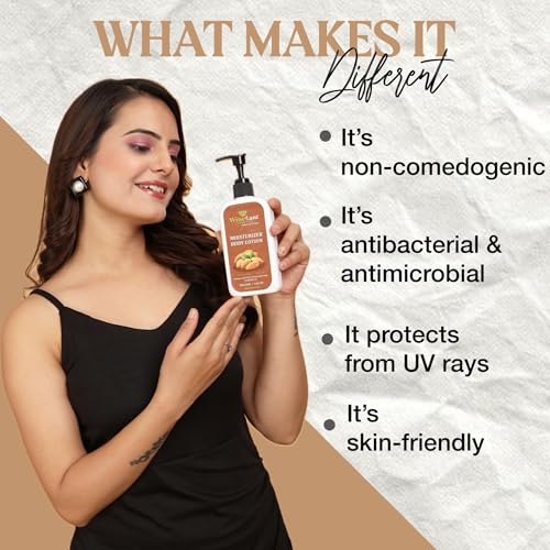 Image of Moisturizer Body Lotion - Deep Hydration with Mango Butter, Cocoa Butter & Almond Oil - Paraben-Free, 24-Hour Moisture, Heals Dry Skin (1)