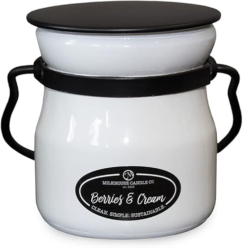 Miniatura 8 de Milkhouse Candle Company Cedarwood Cabin Creamery Collection Vela de soja perfumada tarro de crema de tamaño muestra