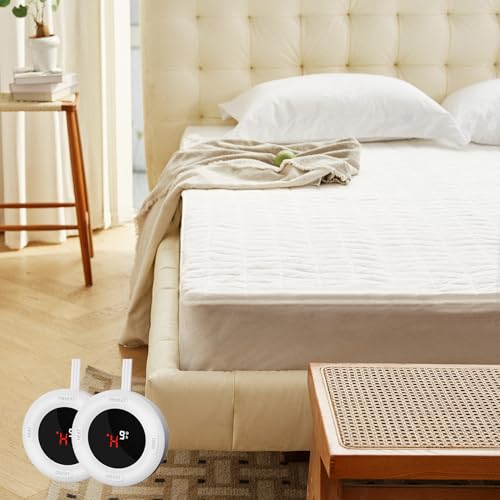 Templewet Heated Mattress Pad Queen Size,Bed Warmer Pad,Machine Washable - image 1