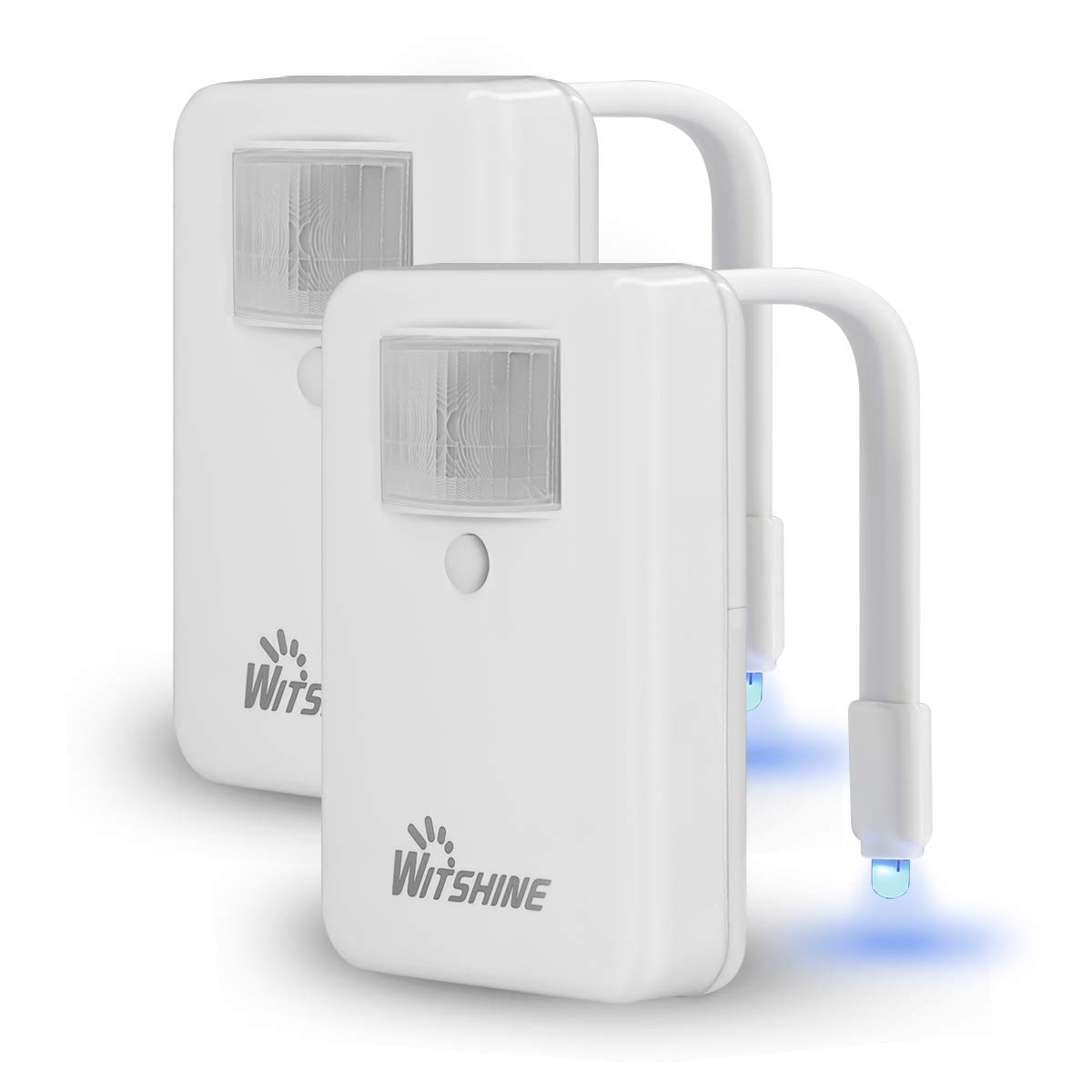 2 Pack 16-Color Motion Activated Toilet Night Light, Motion Sensor Cool Fun Gadget Led Bowl light Funny Unique Birthday Gag Gifts Idea for Dad, Him, Men, Women, Kids, Adults by Witshine