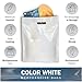 White Merchandise Plastic Shopping Bags - 100 Pack 12