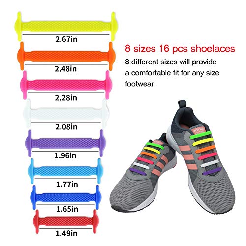 Newkeen Tie Shoelaces for Kids and Adults