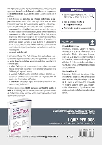 Oss. L'operatore Socio-Sanitario. Manuale Teorico-Pratico Per I Concorsi E La Formazione. Con Aggiornamento Online - 2