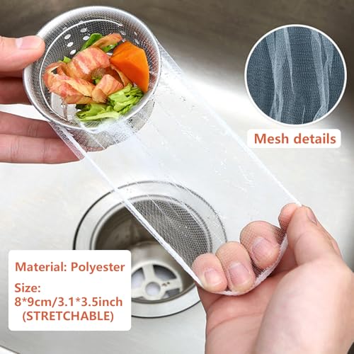 100 Bolsas Desechables para Filtro de Drenaje de Cocina miniatura 2