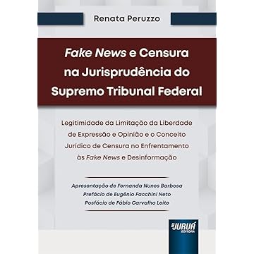 Capa do livro Fake News e Censura na Jurisprudência do Supremo Tribunal Federal
