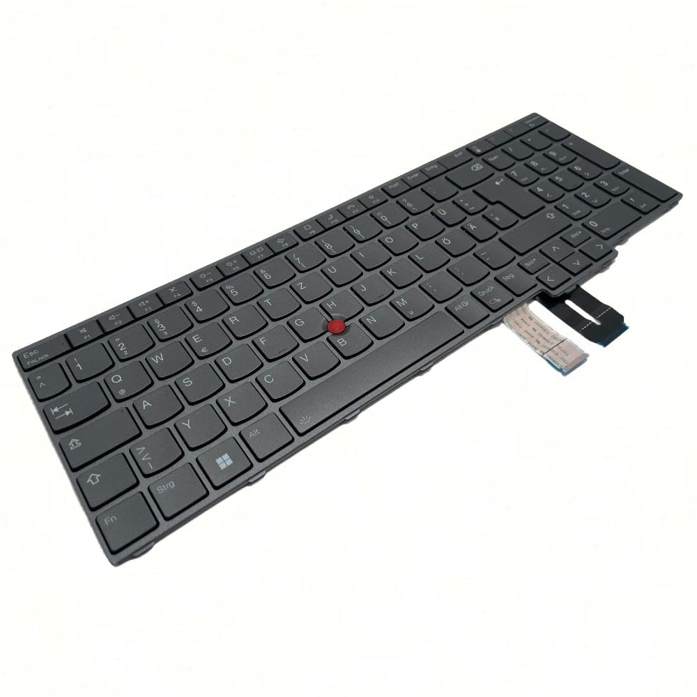 BestParts Ersatz-DE-Tastatur, kompatibel mit ThinkPad P16 Gen1, mit Hintergrundbeleuchtung