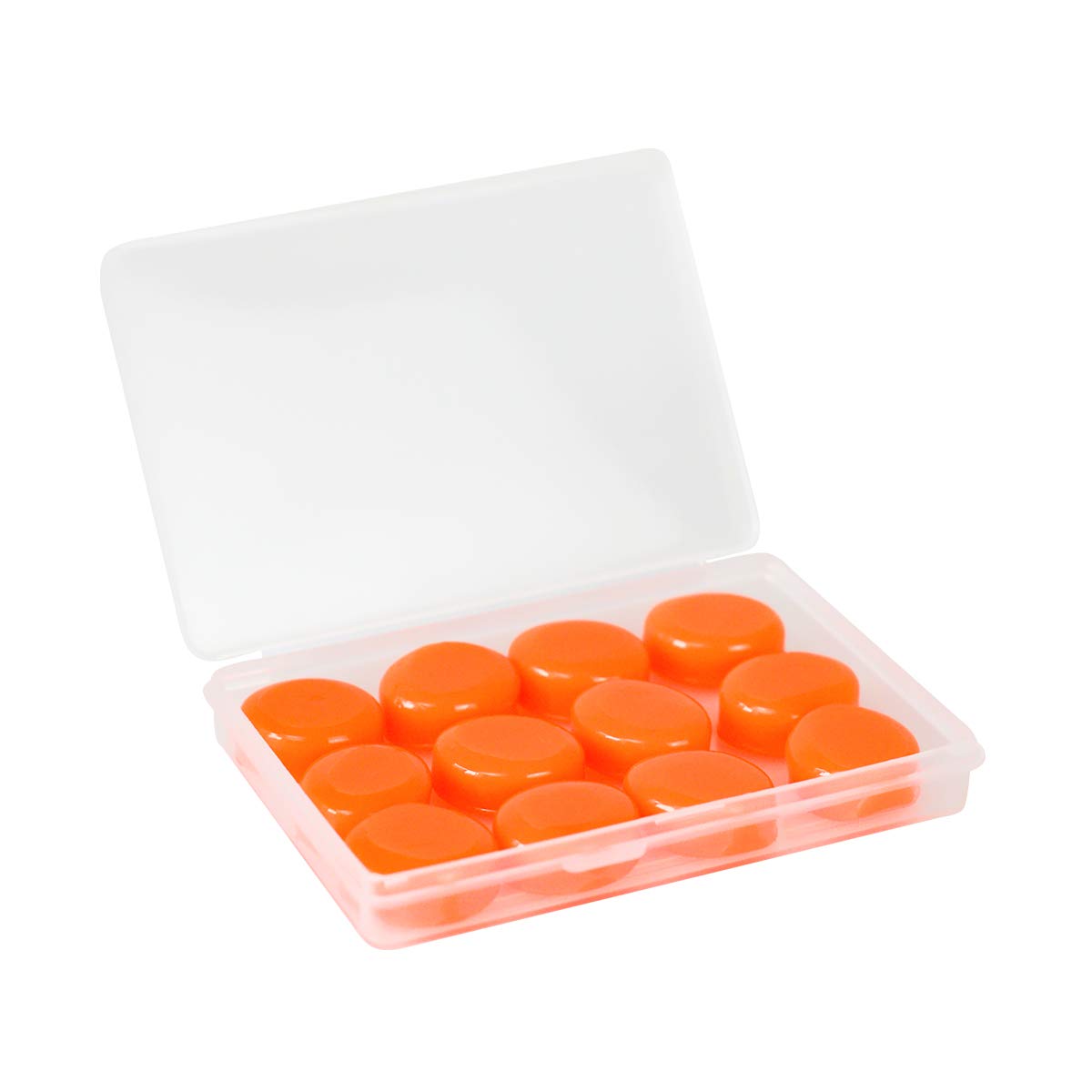 Ear Plugs for Sleeping, Moldable Silicone Earplugs Noise Cancelling(Orange,12pcs)-image-24