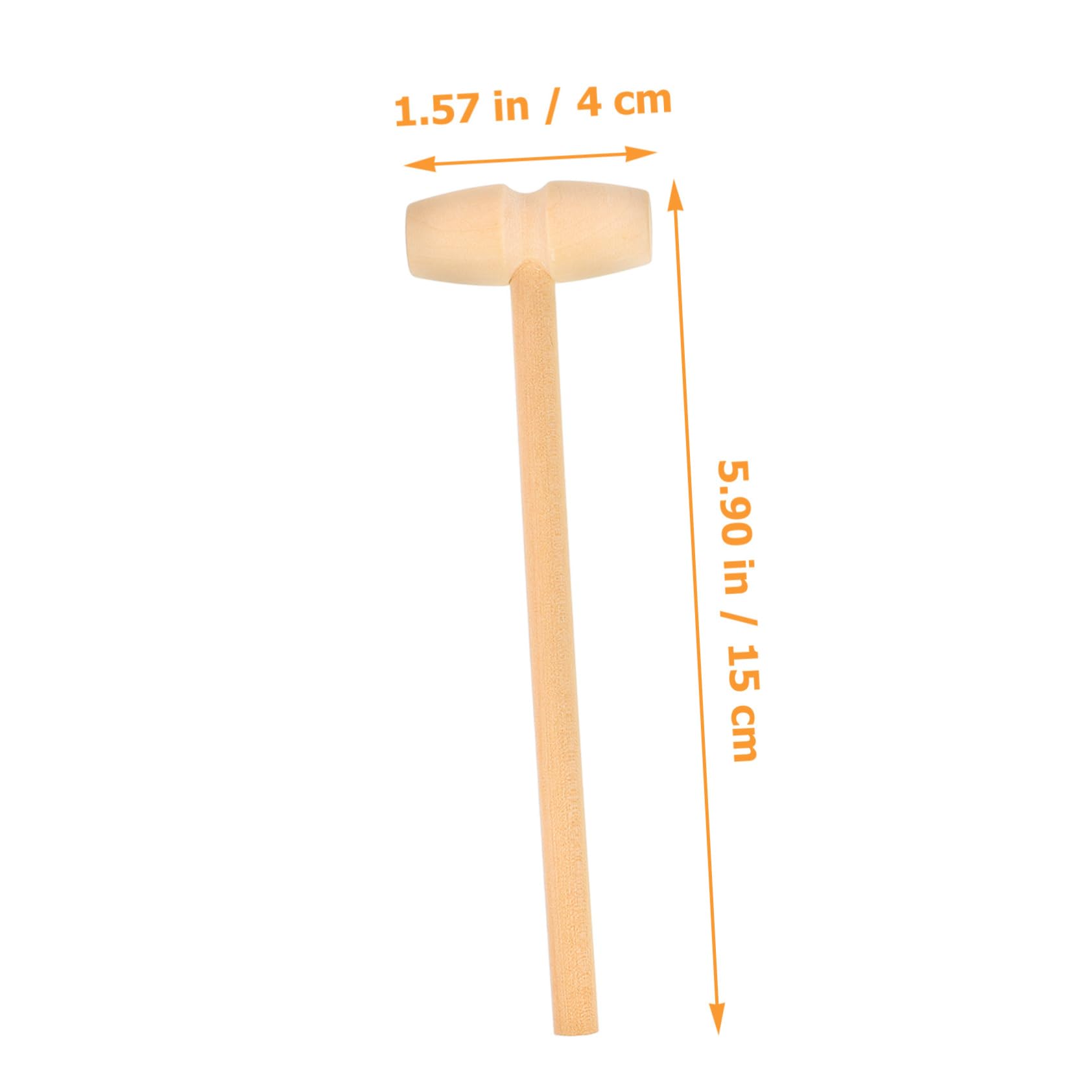 CORHAD 12Pcs Solid Wood Mallet for Gavel for Hand Eye Coordination and Fun Hammering Activity for Boys and Birthday Present