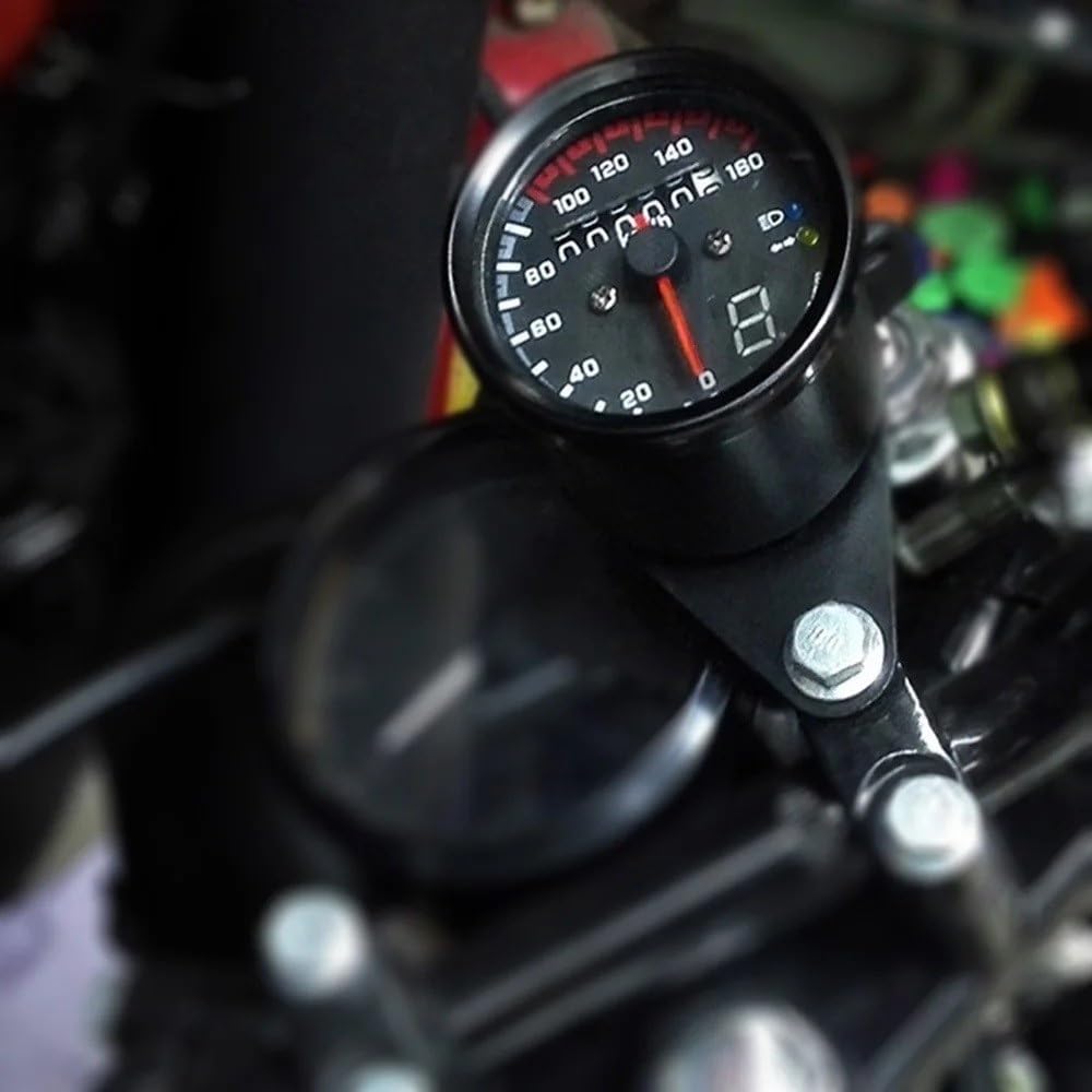 odometer compteur Compteur de moto, odomètre, jauge, Instrument indicateur LED, pièces, accessoires modifiés