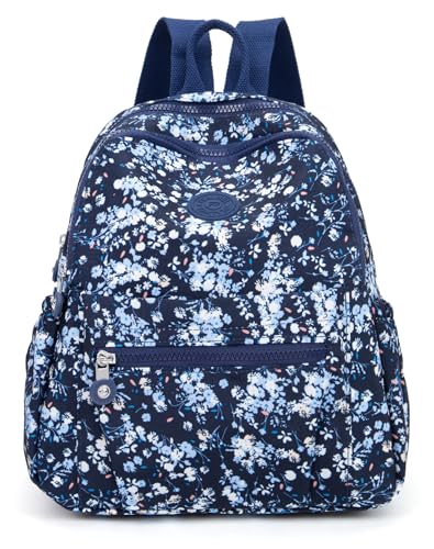 Image of Pealwel Mini Backpack Purse for Women,Small Nylon backpacks for Ladies Backpacks Women Anti Theft Travel Bag (Mini Rose)