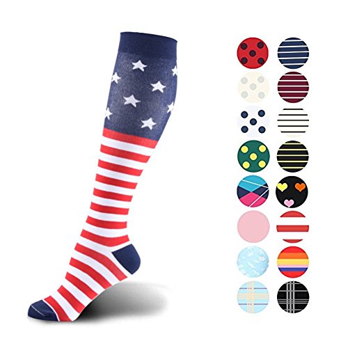 Compression Socks for Women and Men - Knee High Support Socks fit